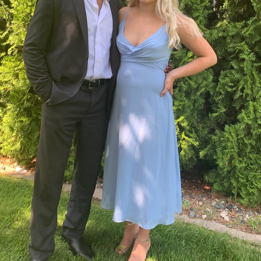 Blue beautiful dress